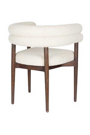 Off-White Curved Dining Chair | Dutchbone Sela | OROA.com