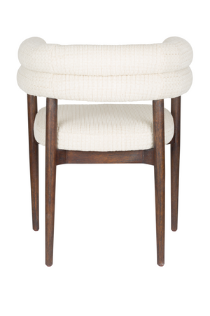 Off-White Curved Dining Chair | Dutchbone Sela | OROA.com