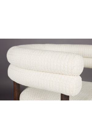 Off-White Curved Dining Chair | Dutchbone Sela | OROA.com