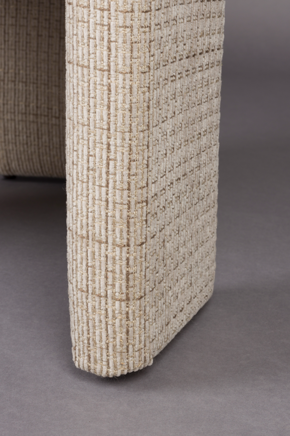 Beige Woven Design Dining Chair | Dutchbone Medina | OROA.com