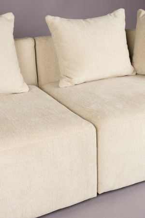 Woven Fabric 3-Seater Sofa | Dutchbone Rocca | OROA.com