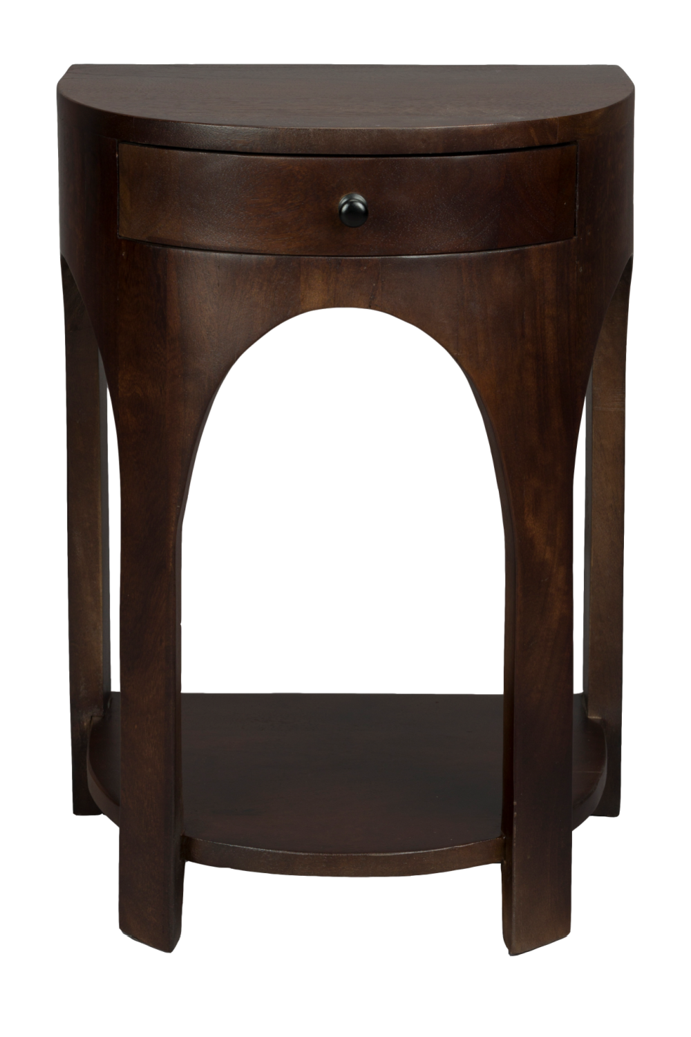 Semi-Circle 1-Drawer Side Table | Dutchbone Belvedere | OROA.com