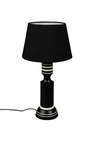 Black Linen Table Lamp | Dutchbone Virgil | Oroa.com