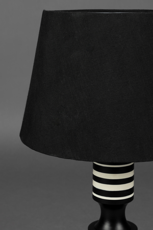 Black Linen Table Lamp | Dutchbone Virgil | Oroa.com