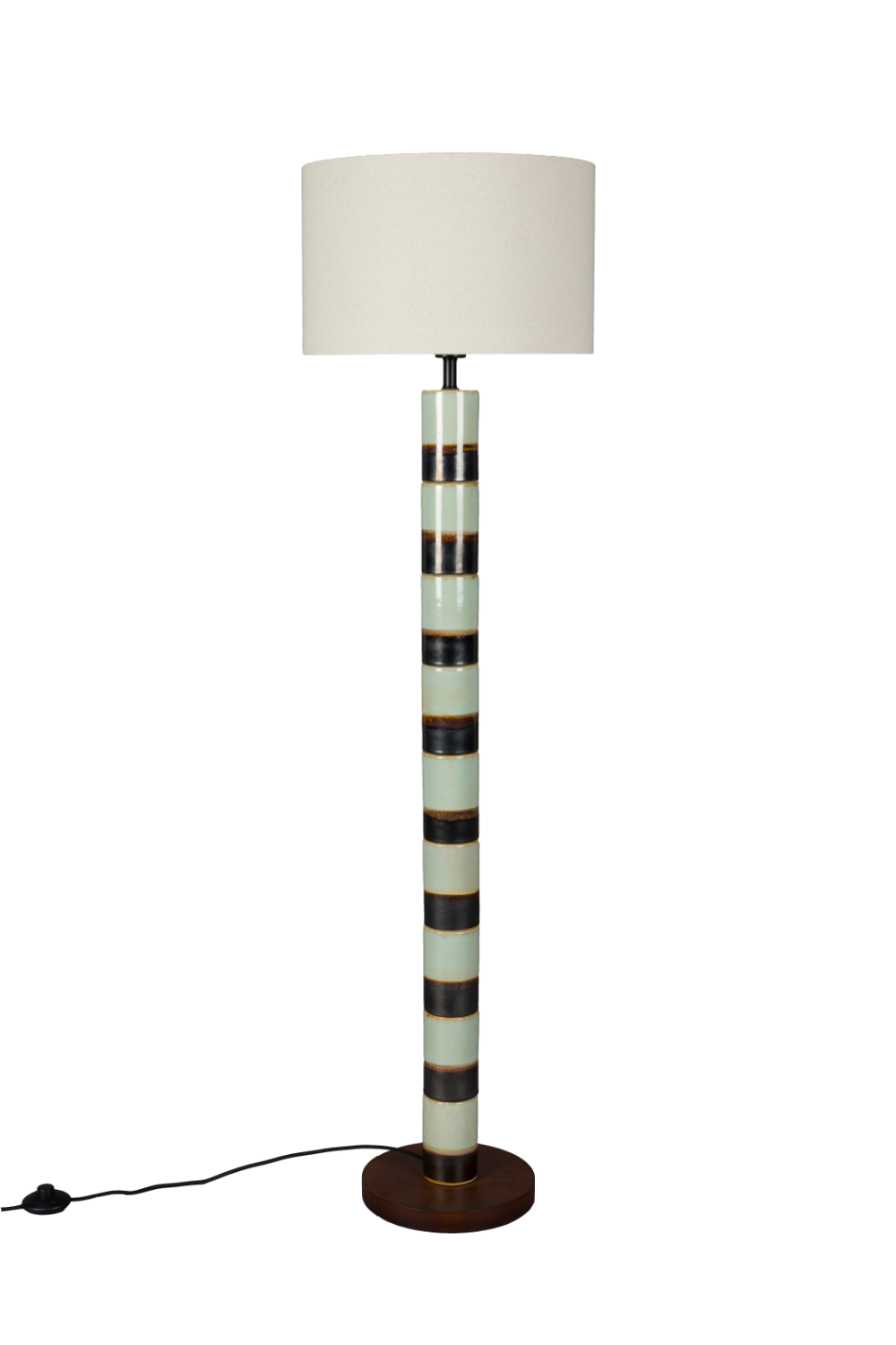 Cotton Shade Floor Lamp | Dutchbone Vertigo | OROA.com