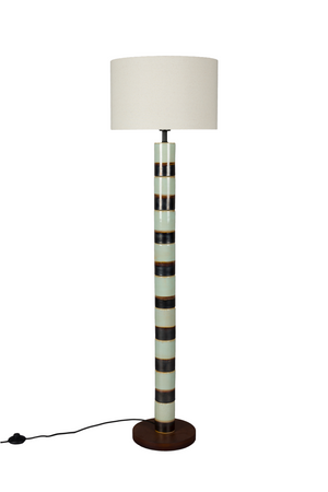 Cotton Shade Floor Lamp | Dutchbone Vertigo | OROA.com