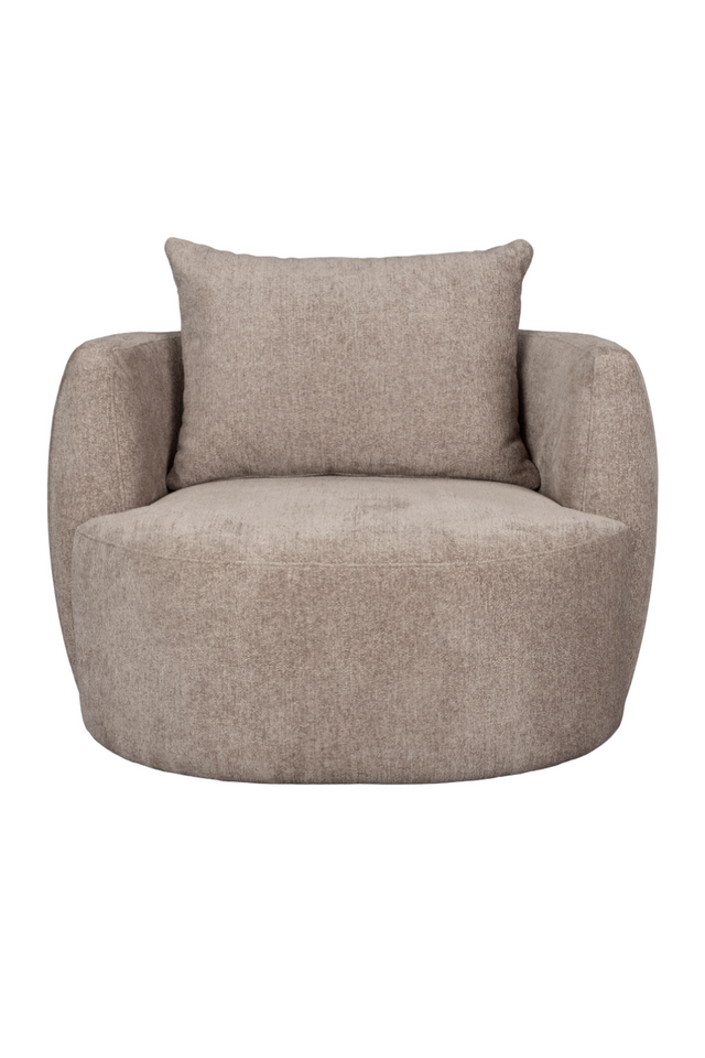 Woven Lounge Barrel Chair | Dutchbone Rocca | OROA.com