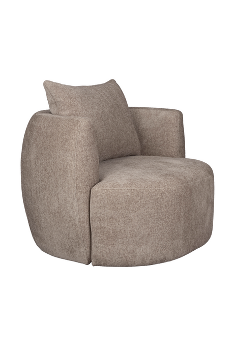 Woven Lounge Barrel Chair | Dutchbone Rocca | OROA.com