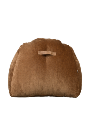 Brown Velvet Lounge Bean Bag | Dutchbone Tombag | OROA.com