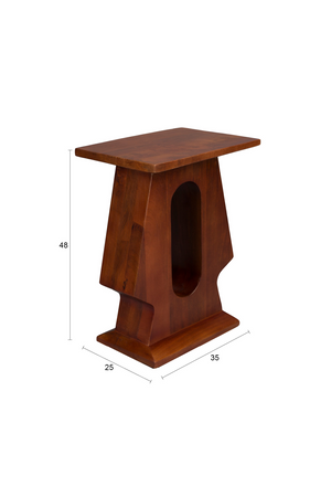 Vintage Style Wooden Side Table | Dutchbone Pilaster | Oroa.com
