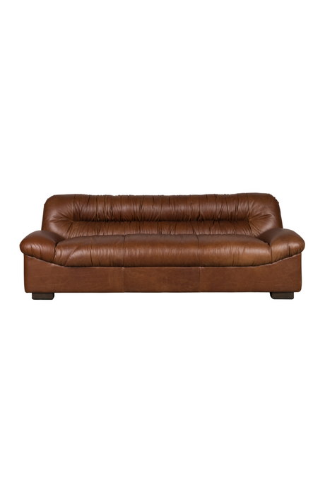 Leather Pleated Sofa | Dutchbone Douglas | Oroa.com