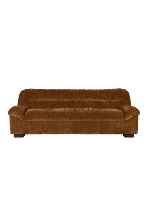 Velvet Pleated Sofa | Dutchbone Douglas | OROA.com