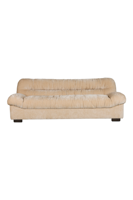 Velvet Pleated Sofa | Dutchbone Douglas | OROA.com