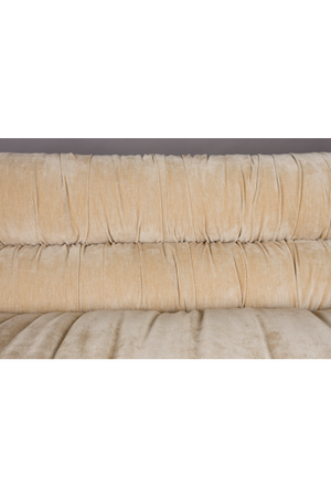 Velvet Pleated Sofa | Dutchbone Douglas | OROA.com