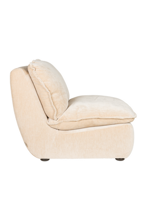 Velvet Upholstered Lounge Chair | Dutchbone Radley | OROA.com