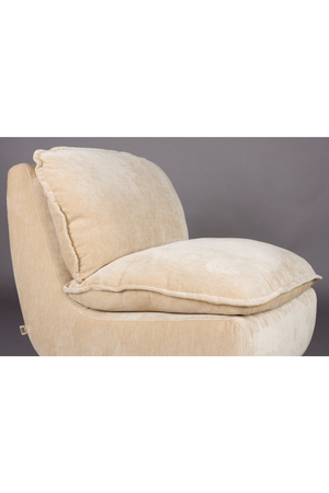 Velvet Upholstered Lounge Chair | Dutchbone Radley | OROA.com