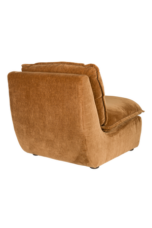 Velvet Upholstered Lounge Chair | Dutchbone Radley | OROA.com