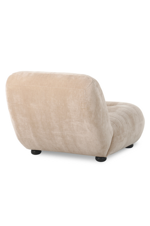 Deep Stitched Velvet Lounge Chair | Dutchbone Wyatt | OROA.com