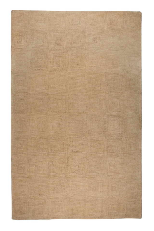 Modern European furniture - Square Block Patterned Carpet 7'5" x 10' - www.oroa.com