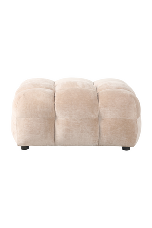 Tufted Velvet Ottoman | Dutchbone Hackman | OROA.com