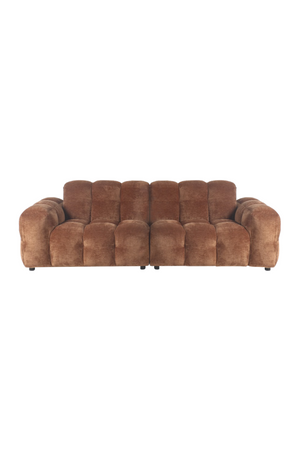 Tufted Velvet 3-Seater Sofa | Dutchbone Hackman | OROA.com
