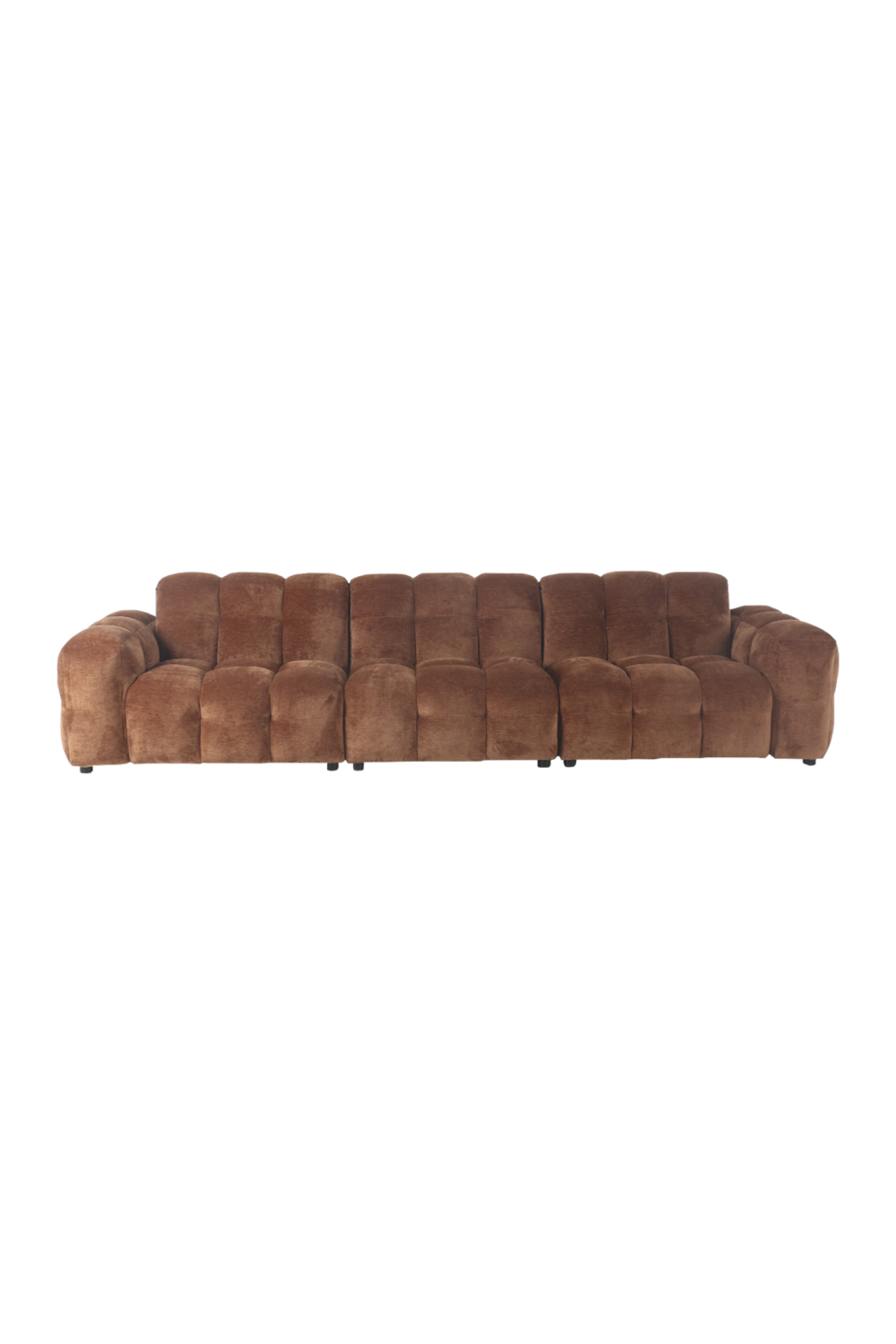Tufted Velvet 4-5-Seater Sofa | Dutchbone Hackman | OROA.com
