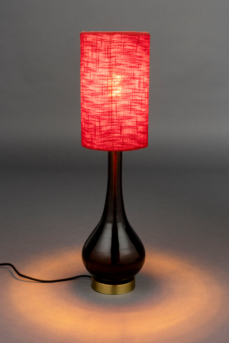 Red Fabric Table Lamp | Dutchbone Jules | Oroa.com