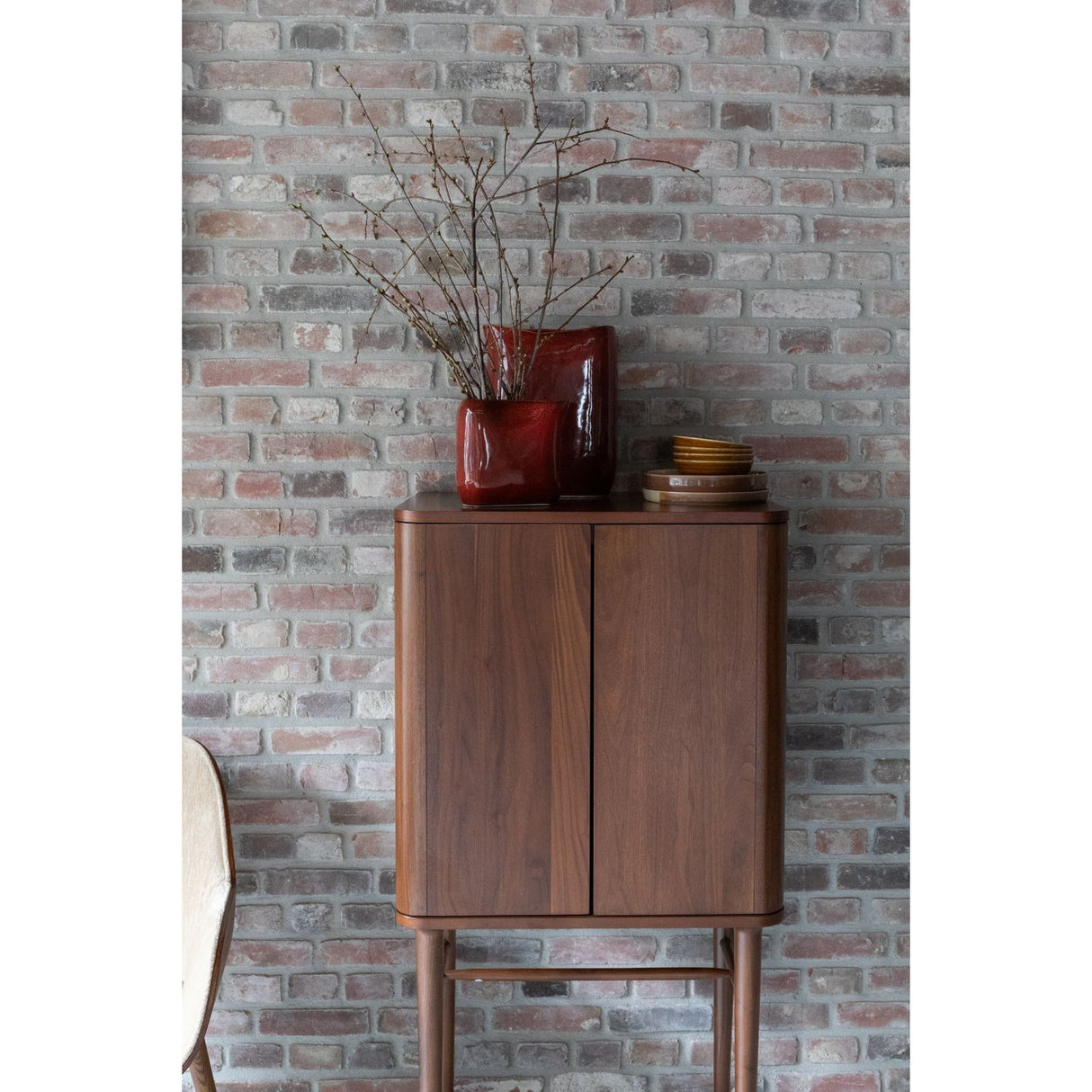   Modern European furniture - Red Ceramic Vase - www.oroa.com | Oroa.com