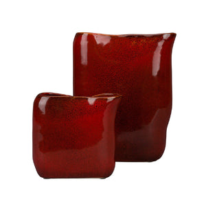   Modern European furniture - Red Ceramic Vase - www.oroa.com | Oroa.com
