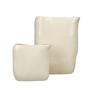   Modern European furniture - Beige Ceramic Vase - www.oroa.com | Oroa.com
