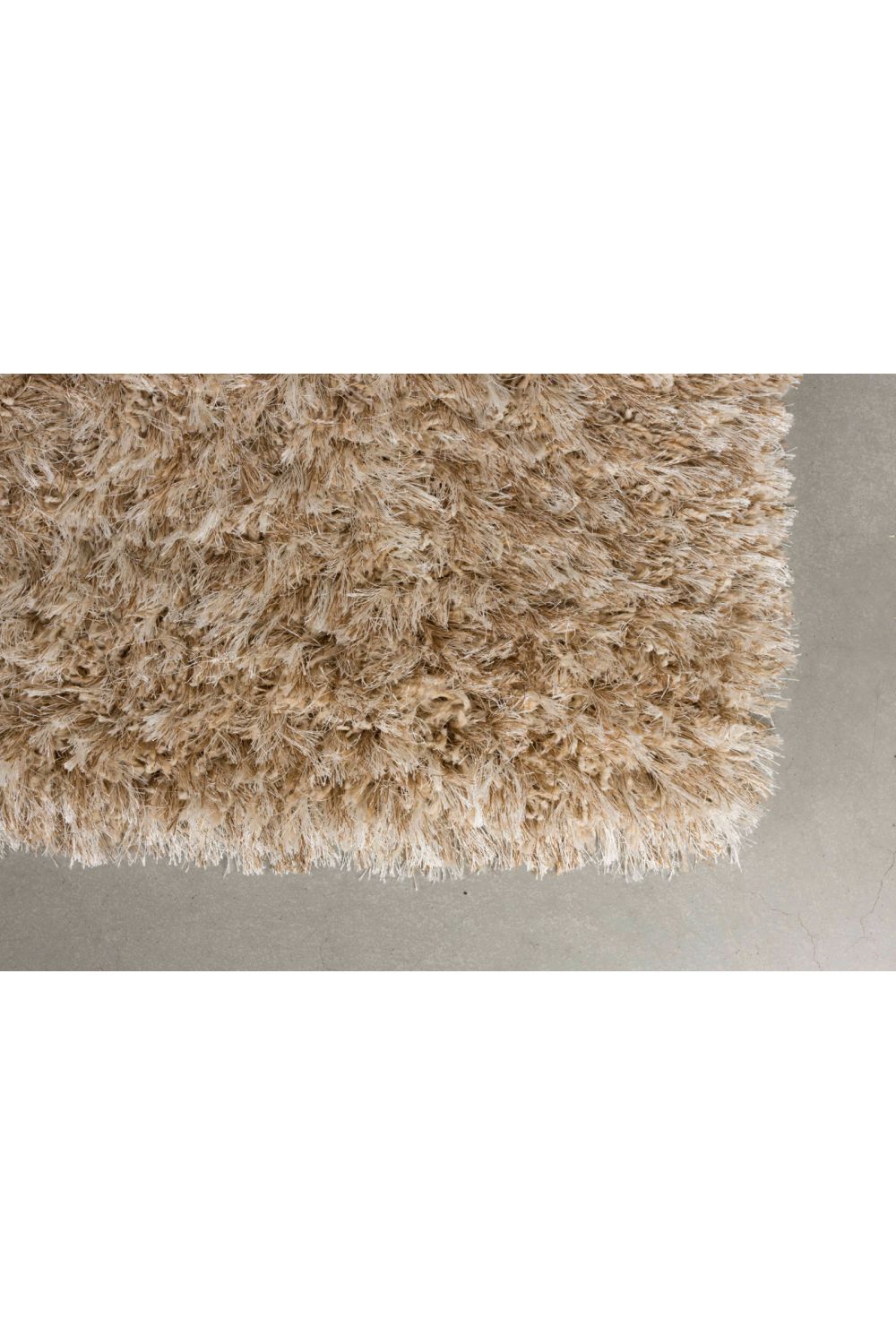Beige Wool Carpet | Dutchbone Hairy | Oroa.com