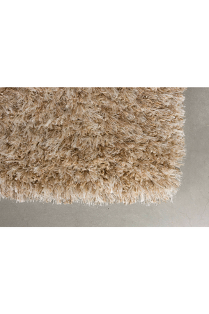Beige Wool Carpet | Dutchbone Hairy | Oroa.com