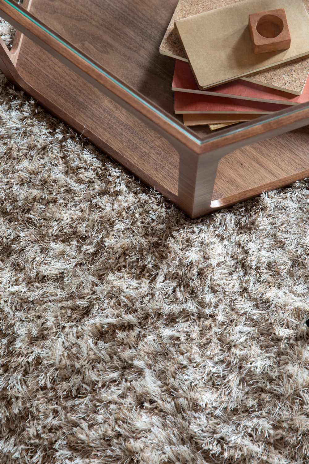 Beige Wool Carpet | Dutchbone Hairy | Oroa.com