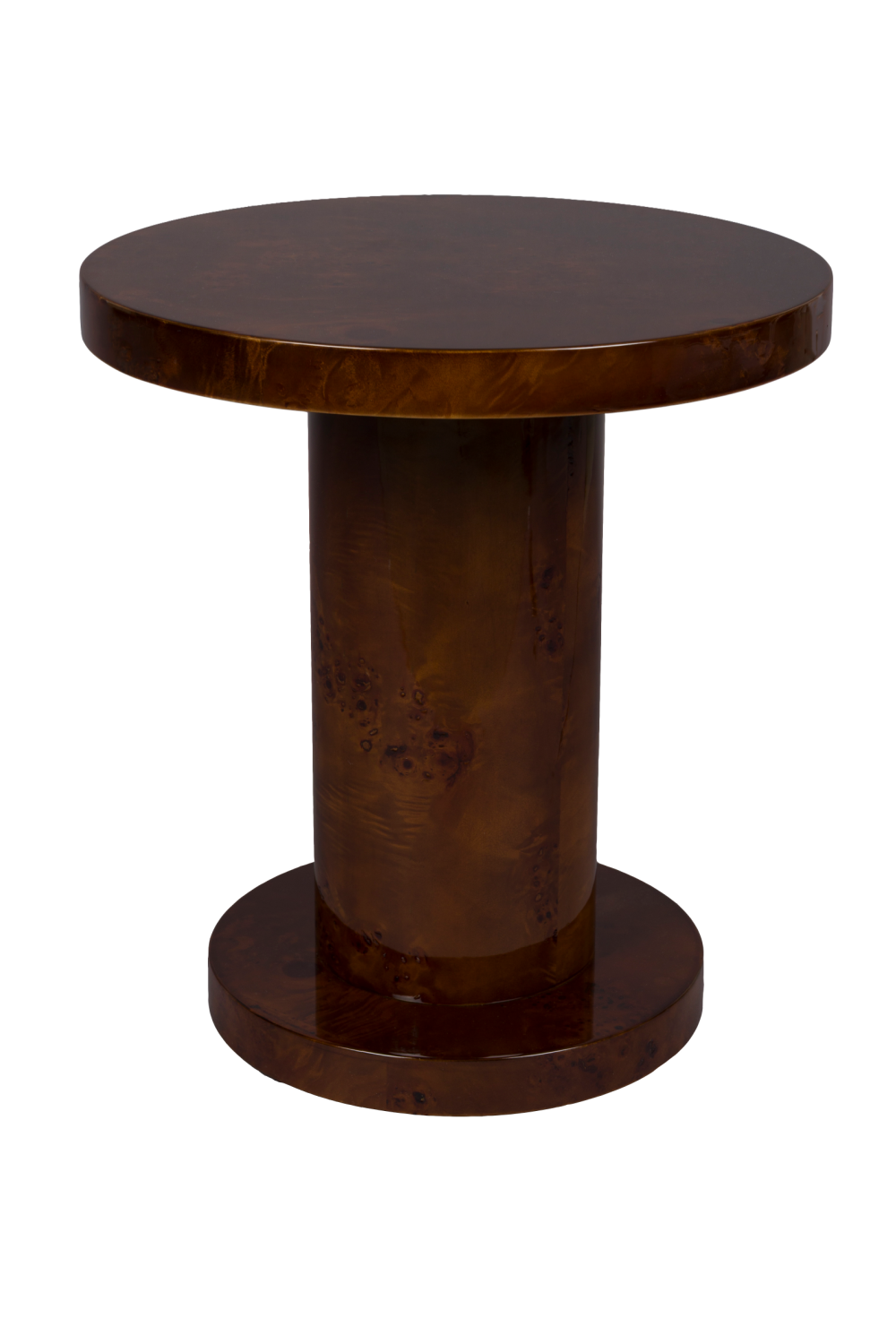 Glossy Wooden Side Table | Dutchbone Quinn | Oroa.com