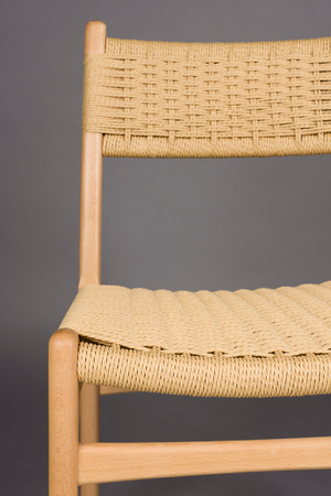 Woven Paper Dining Chairs (2) | Dutchbone Cecile | Oroa.com