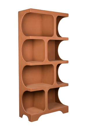 Matte Terracotta Shelf Cabinet | Dutchbone Dundee | Oroa.com