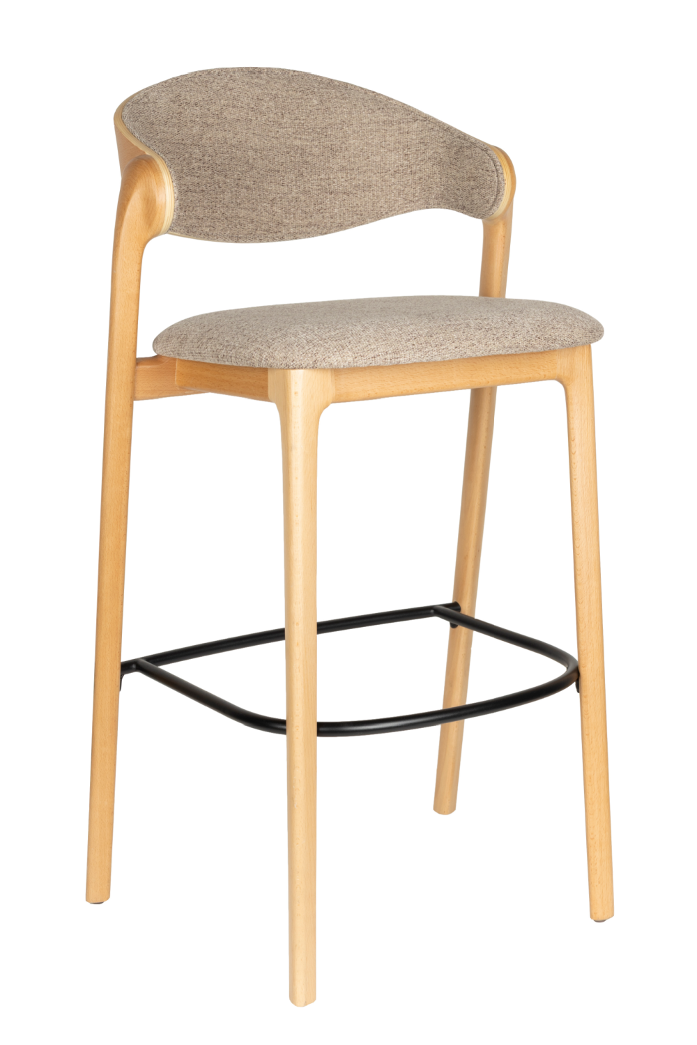Beech Wood Counter Stools (2) | Dutchbone Babington | Oroa.com