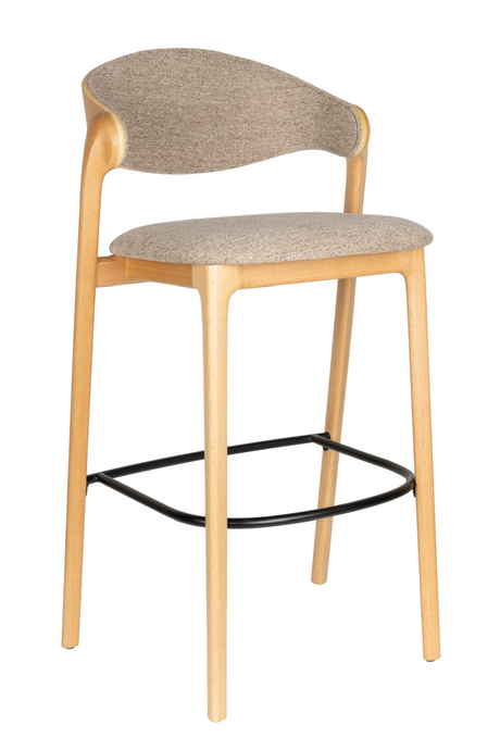 Beech Wood Counter Stools (2) | Dutchbone Babington | Oroa.com