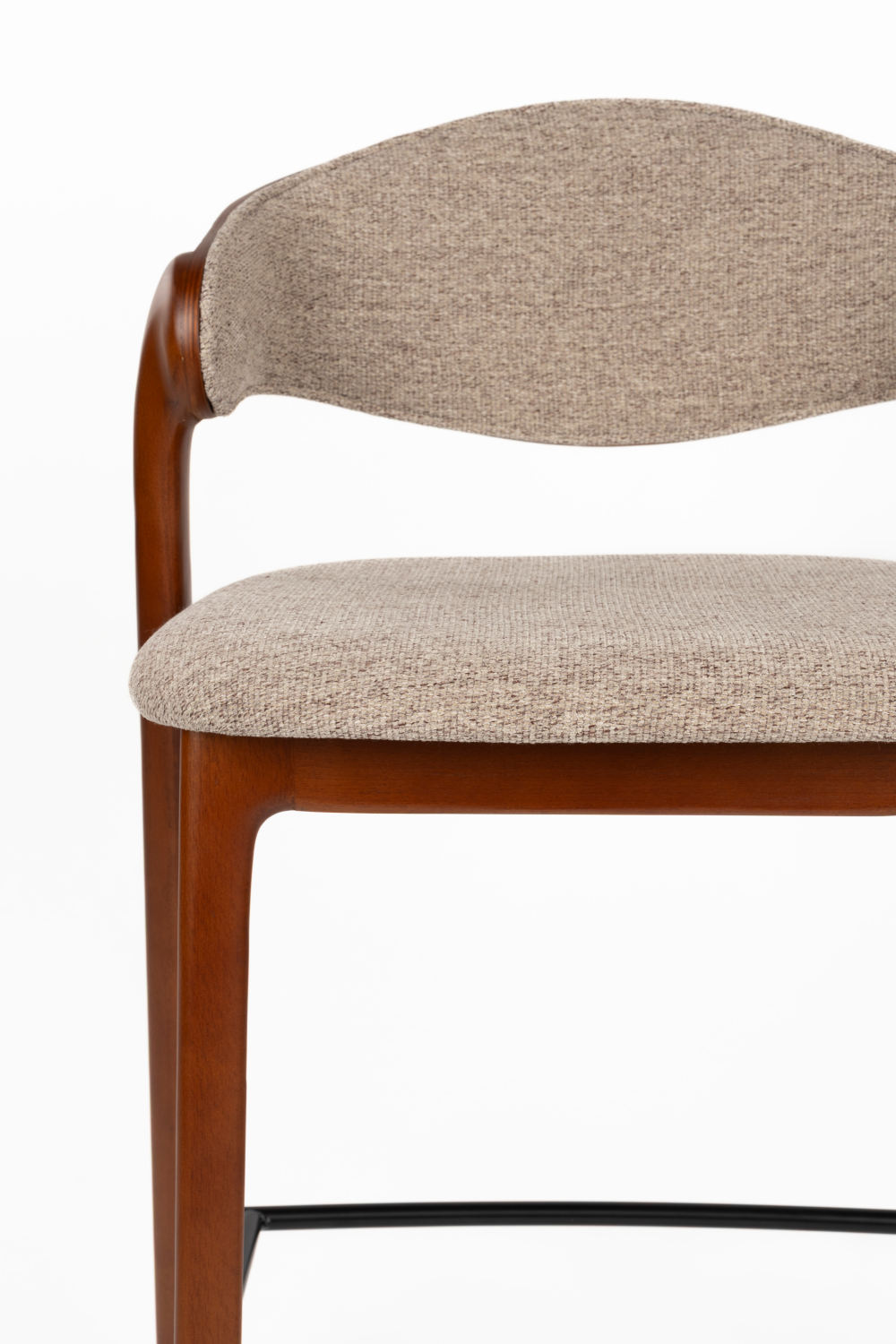 Walnut Finished Counter Stools (2) | Dutchbone Babington | Oroa.com