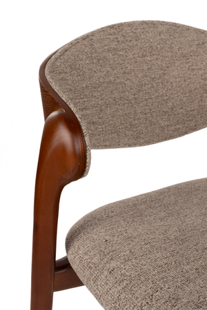 Walnut Finished Counter Stools (2) | Dutchbone Babington | Oroa.com