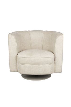 Curved Swivel Lounge Chair | Dutchbone Flower | Oroa.com