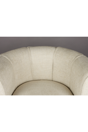 Curved Swivel Lounge Chair | Dutchbone Flower | Oroa.com