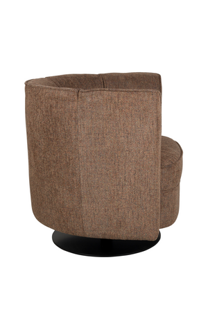 Curved Swivel Lounge Chair | Dutchbone Flower | Oroa.com