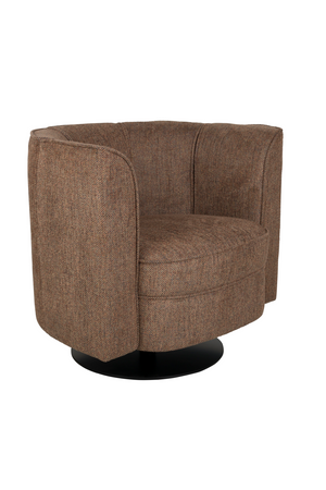Curved Swivel Lounge Chair | Dutchbone Flower | Oroa.com
