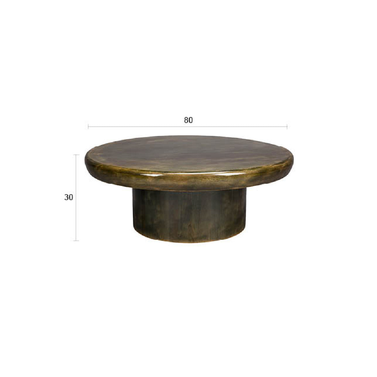   Modern European furniture - Green Mango Wood Coffee Table - www.oroa.com | Oroa.com