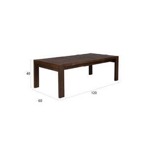   Modern European furniture - Walnut Finished Coffee Table - www.oroa.com | Oroa.com