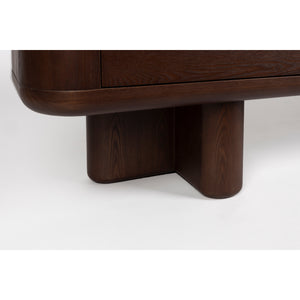   Walnut Wood 3-Drawer Cabinet | Oroa.com
