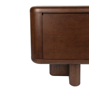   Modern European furniture - Walnut Finished 2-Door Sideboard - www.oroa.com | Oroa.com