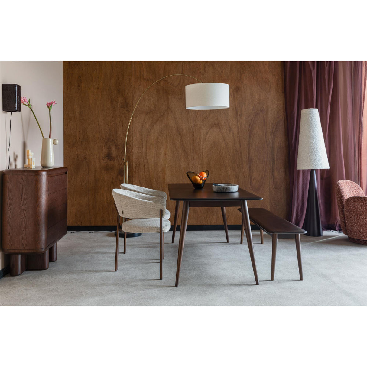   Modern European furniture - Brown Solid Wood Dining Table - www.oroa.com | Oroa.com