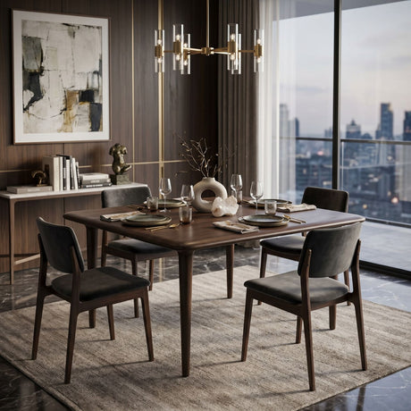   Modern European furniture - Brown Wood Square Coffee Table - www.oroa.com | Oroa.com
